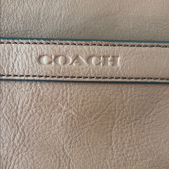 GUC Coach Brown Leather Men's Bag with Adjustable & Detachable Strap - Picture 2 of 12